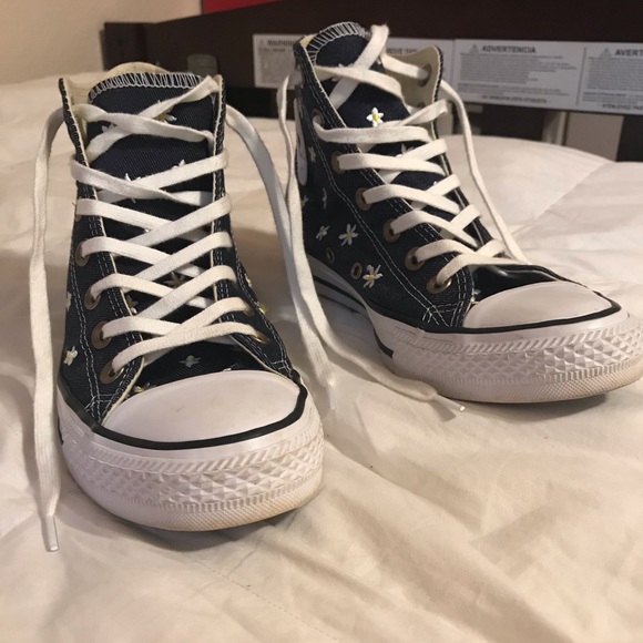 sunflower converse shoes